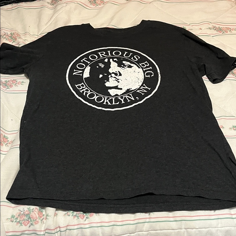 Black with a hint of grey shirt